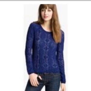 FREE PEOPLE Sheer purple Lace Top stretch "Sunny Pucker" size small s